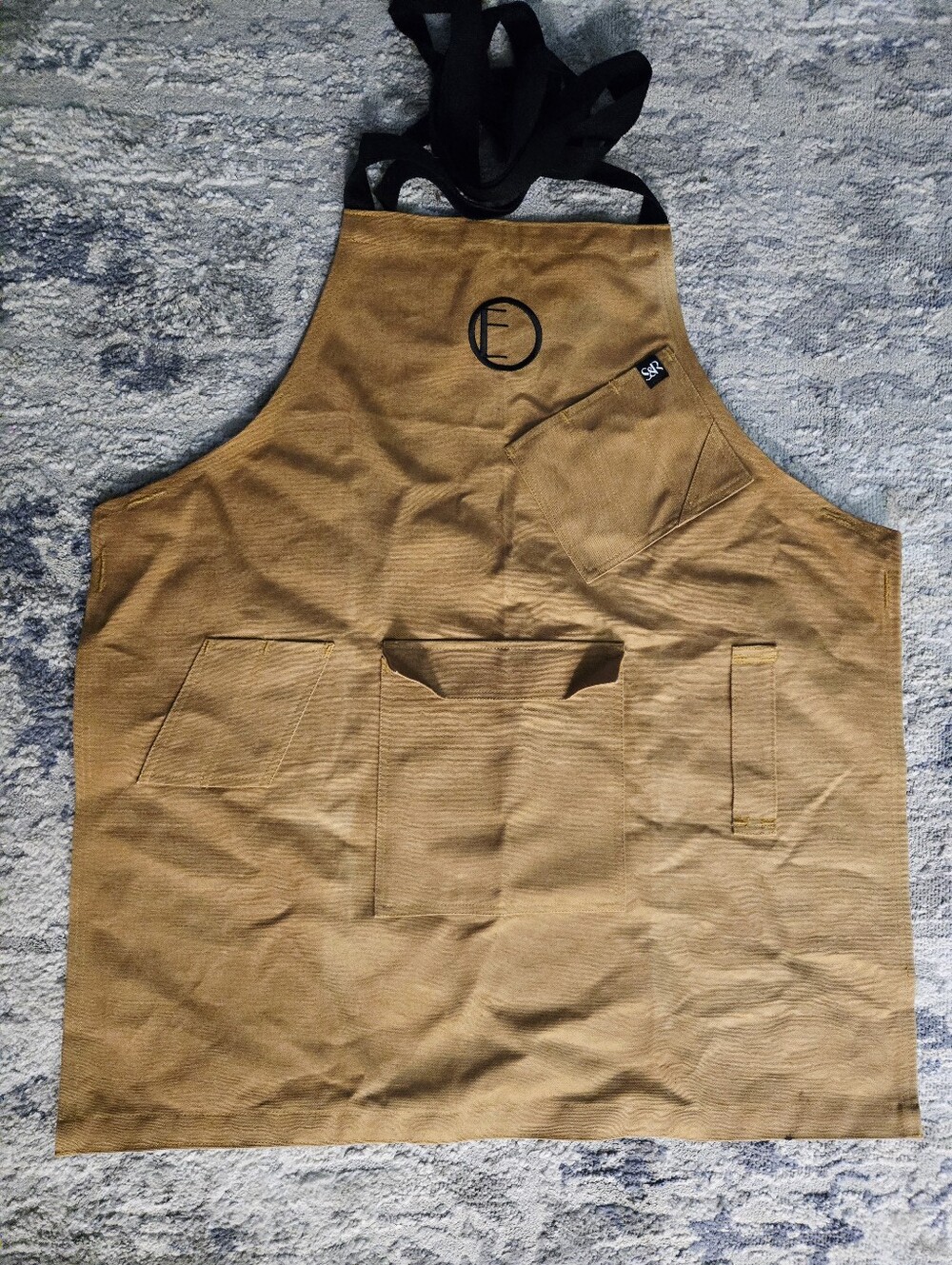 S&R Apron Co. Heavyweight Canvas Work Apron Utility Chef Barista Barber Brown